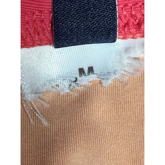 J.Crew Women's Medium Pink Ruffle V-Neck One-Piece Swimsuit Adjustable Straps - Picture 4 of 4